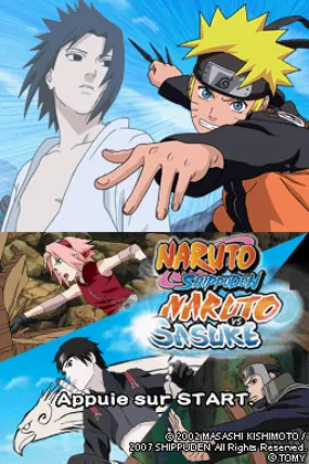 Naruto Shippuden - Naruto vs Sasuke (USA) screen shot title